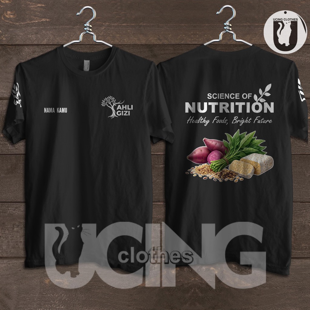Kaos Baju Ahli Gizi Nutrition Gratis Nama Kaos Distro