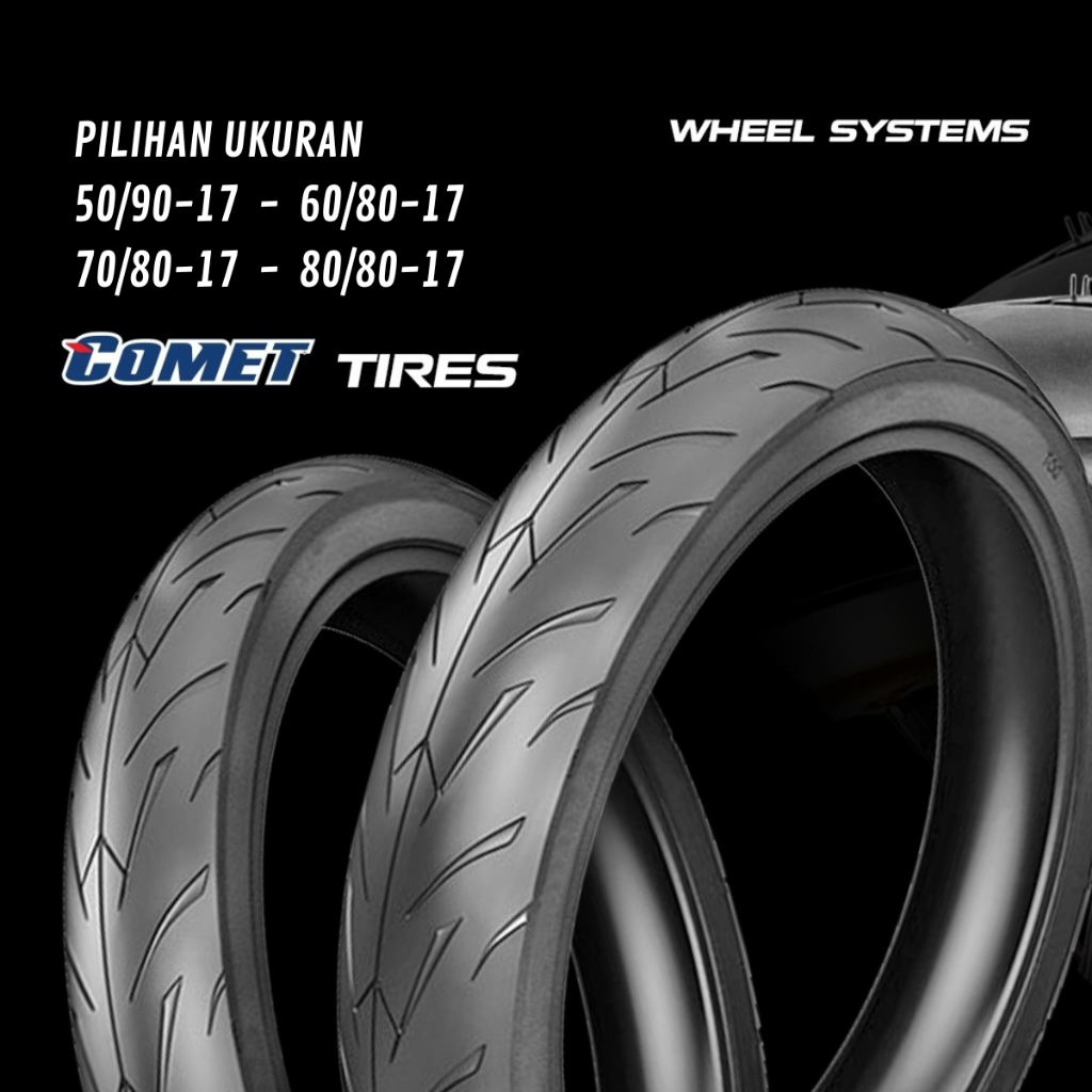 Ban Luar Motor Tube Type COMET M1 50/90-17 60/80-17 70/80-17 80/80-17 Ring 17 SATUAN