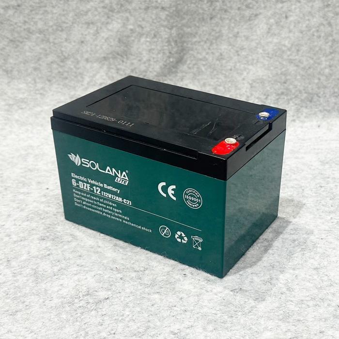 Solana Battery sepeda listrik Aki 12v 12ah Accu solana lite electric vehicle