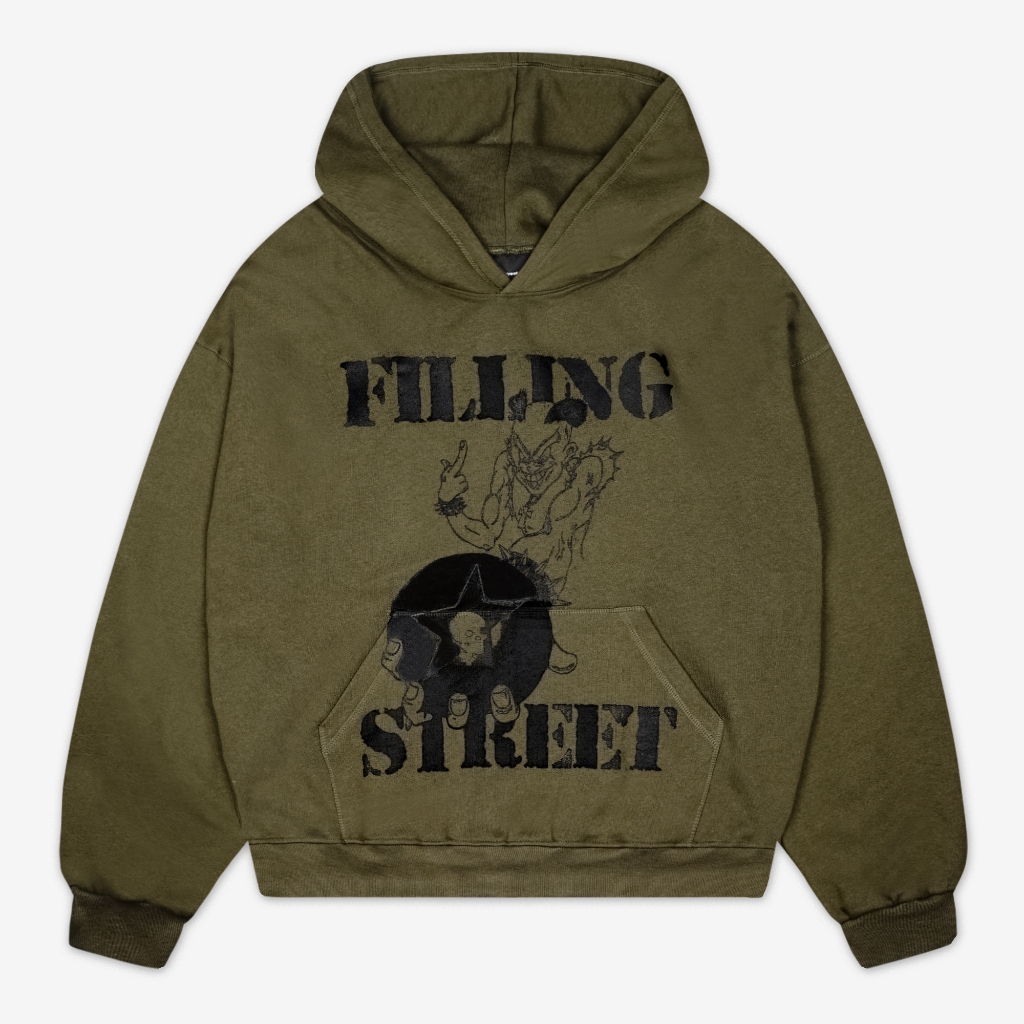 Hoodie Boxy Fillingstreet - Grind Army