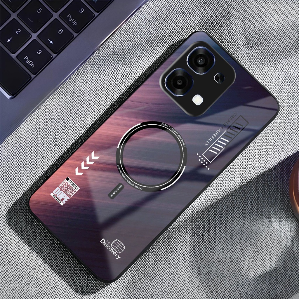 CL Softcase Glass For Oppo A6 Pro - Case Glass Oppo A6 Pro - Casing Kaca A6 Pro Terbaru - Casing Mur