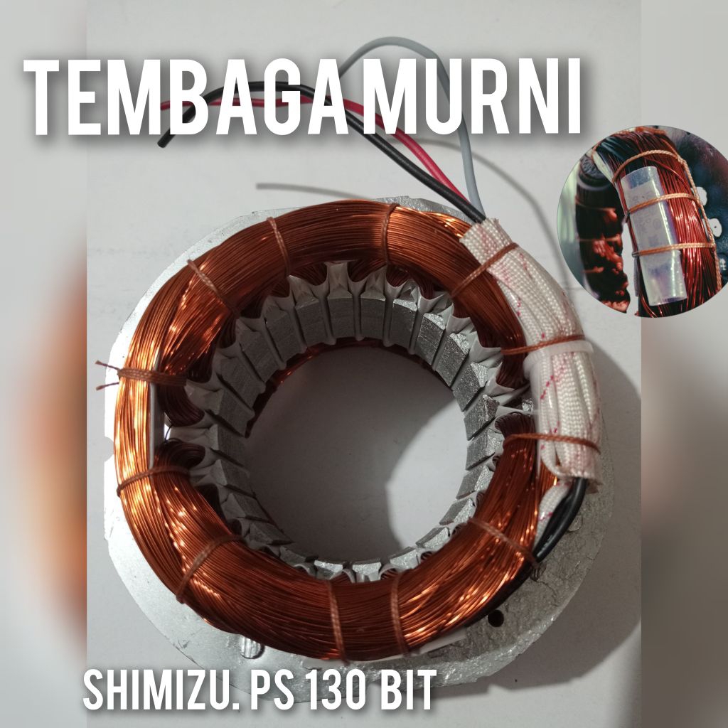 Spul Stator Pompa Air Shimizu tembaga murni