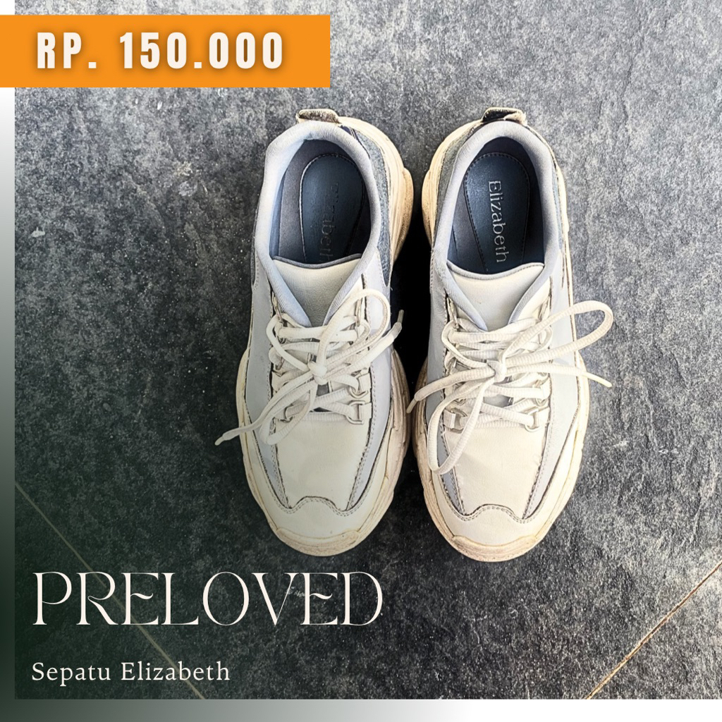 [BACA DESKRIPSI] sepatu elizabeth 5cm sneakers sepatu wanita
