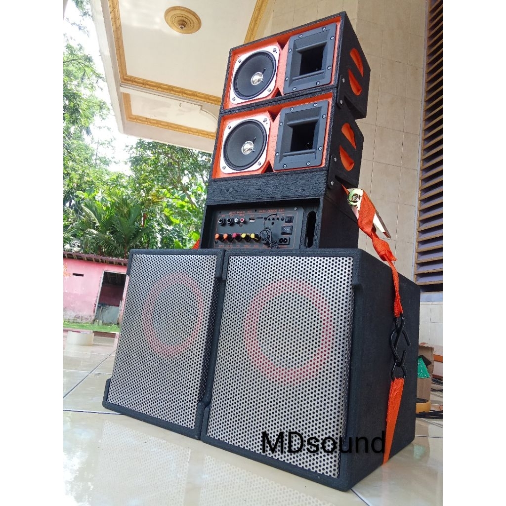 Paket miniatur sound siap bunyi 6inch speaker Legacy- full karaoke