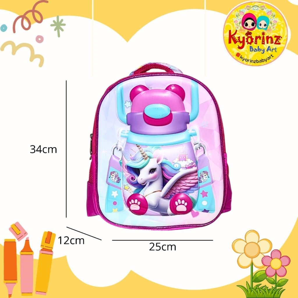 Kyorinz - Tas Sekolah Anak cewek Tas Ransel Sekolah Import Anak cewek Tas Sekolah