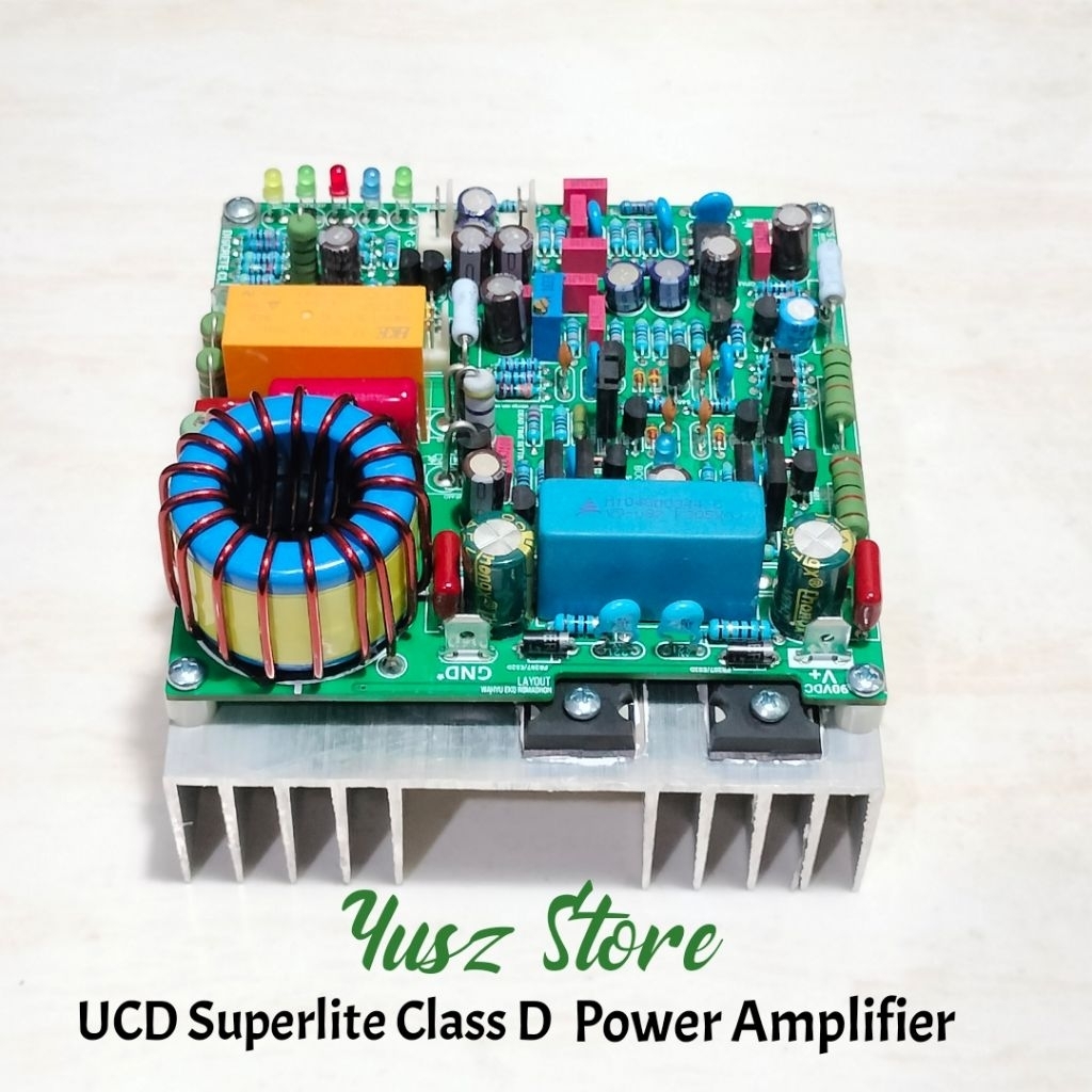 UCD Superlite Tanpa Heatsink Class D Discrete Kit Power Amplifier