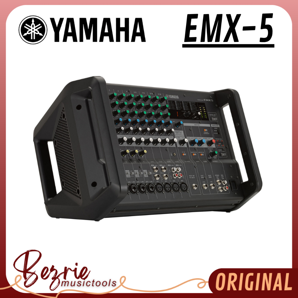 Yamaha EMX 5 Power Mixer 12-Channel Powered Mixer Original EMX5