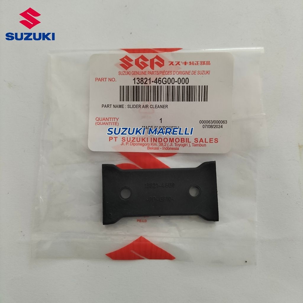 KLIP KANCING BOX FILTER KARET BANTALAN SLIDER BOX TUTUP FILTER UDARA SUZUKI SPIN 125 ORIGINAL SGP
