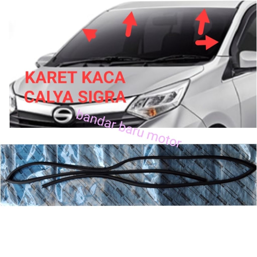 KARET KACA DEPAN MOBIL CALYA SIGRA