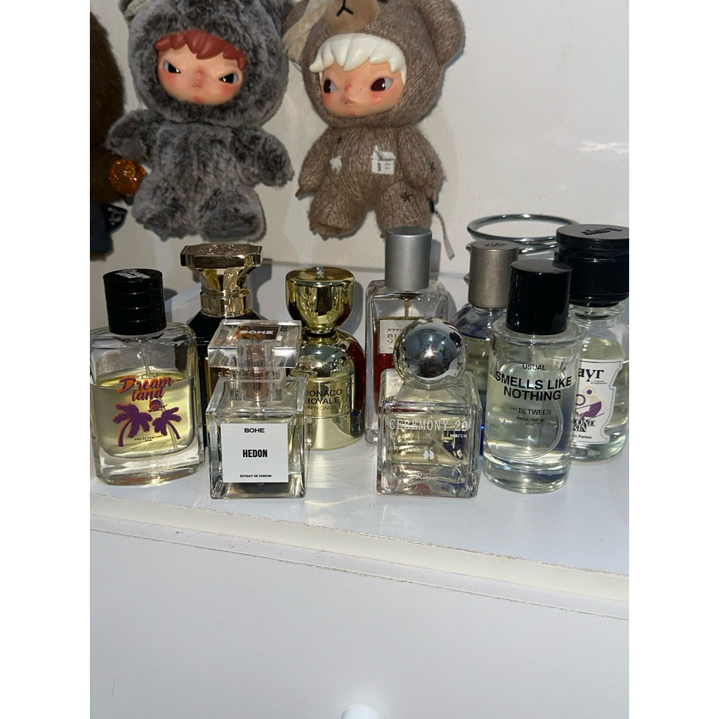 PL PRELOVED USED PARFUM MYKONOS VELIXIR USUAL BSP LAYR MONRO SCENT OF PLUTO