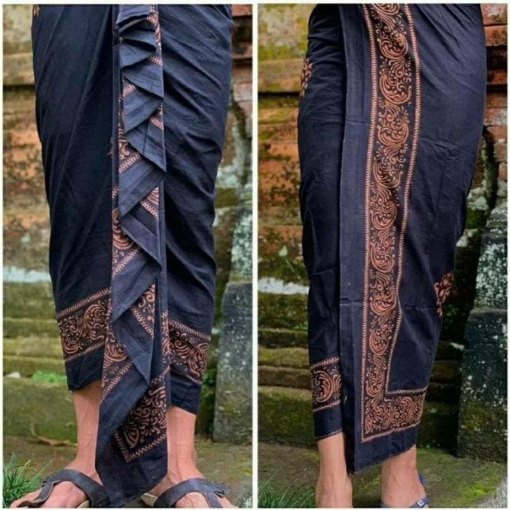 Kamen pria setengah jadi || Pakaian adat bali || Kamen bali