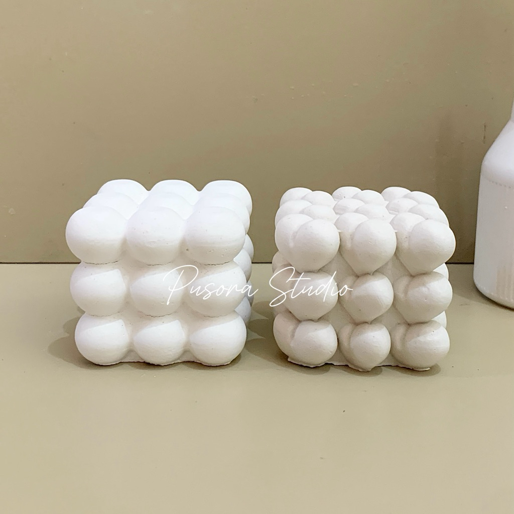 Bubble Cube Dekorasi Meja Ruangan Properti Foto | Pusora Studio