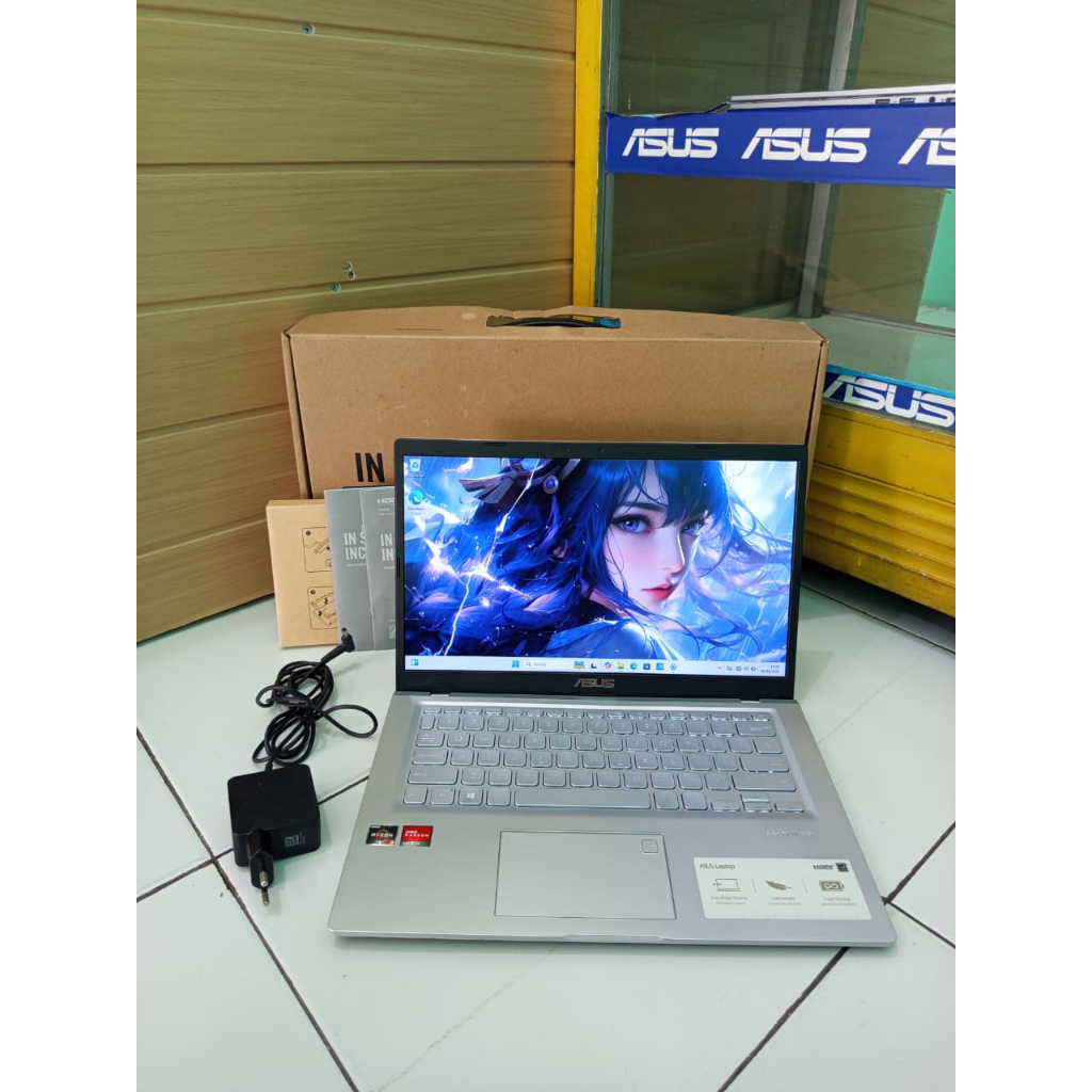 Laptop Asus M415dao - AMD Ryzen 3 3250u - RAM 8GB - SSD 256GB - SILVER