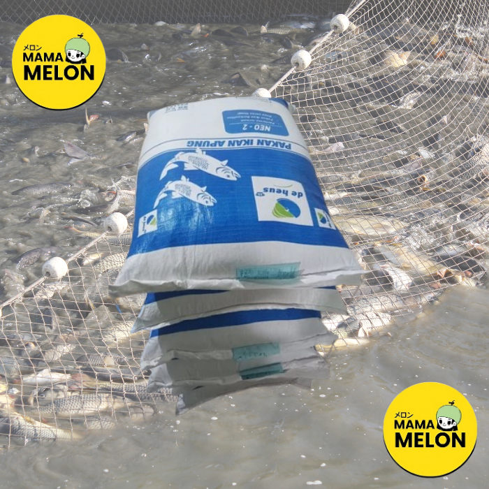 PAKAN IKAN PELET APUNG IKAN GURAME NILA LELE PATIN BANDENG SEMUA JENIS IKAN NEO DE HEUS 1 SAK 30 KG