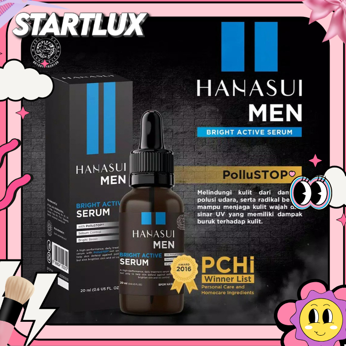[MURAH] HANASUI MEN Bright Active Serum / Serum Men Hanasui ORIGINAL dan BPOM