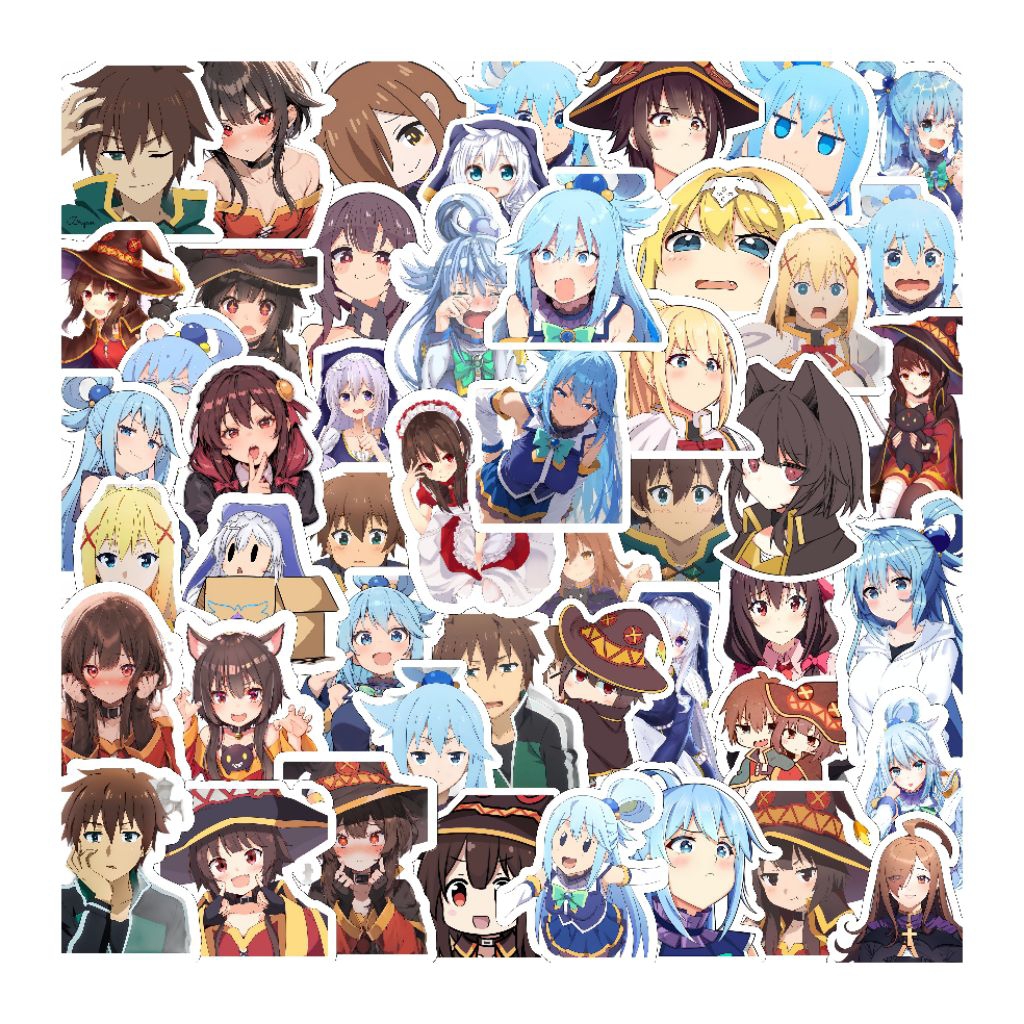 Sticker Konosuba - Sticker Anime Konosuba Isi 12