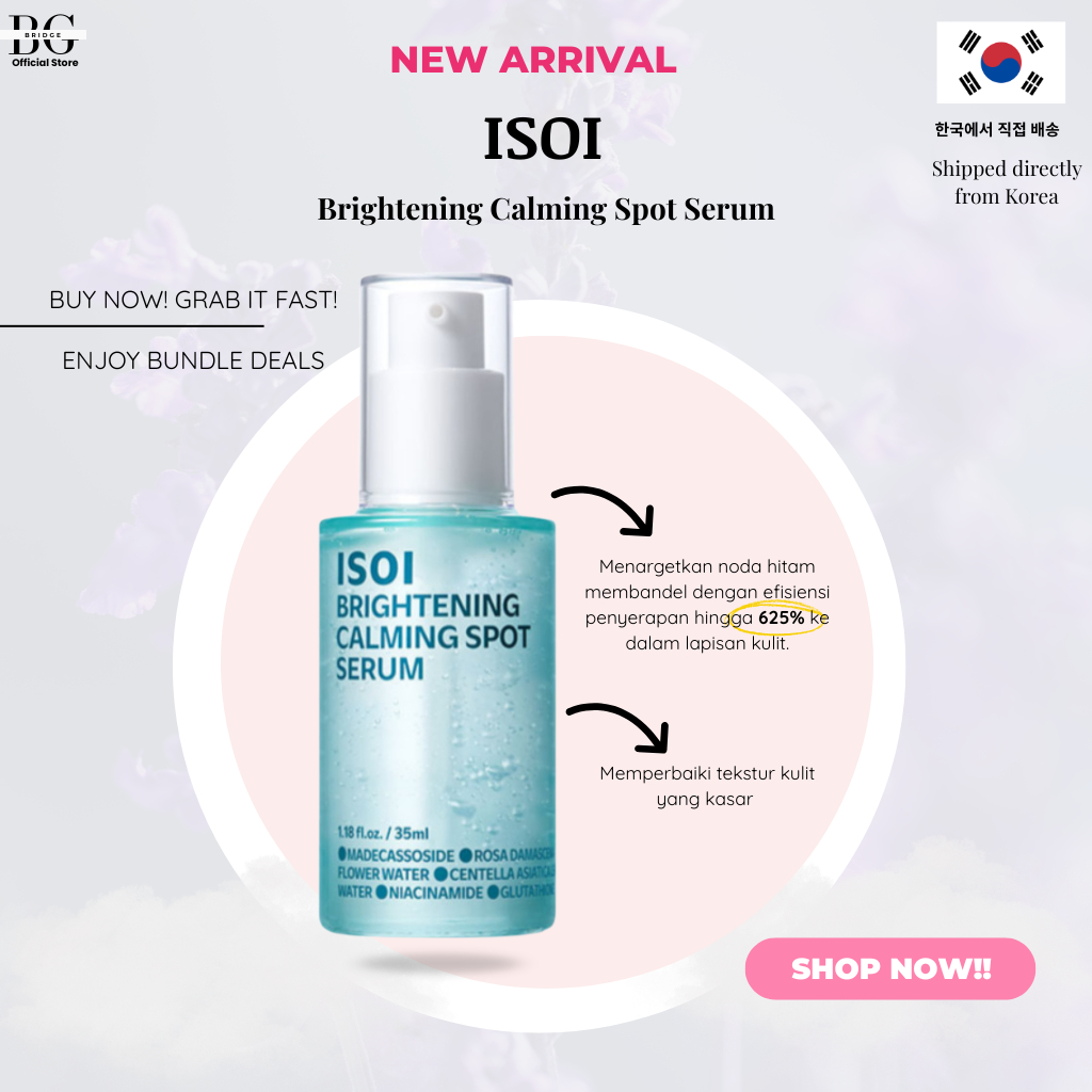ISOI Brightening Calming Spot Serum 70ml refill Set