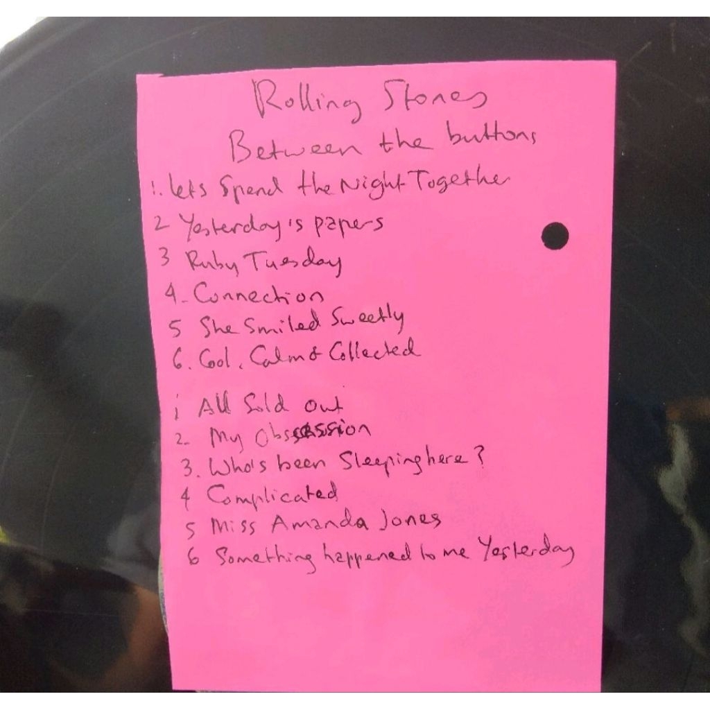 VINYL PIRINGAN HITAM 12 ROLLING STONES
