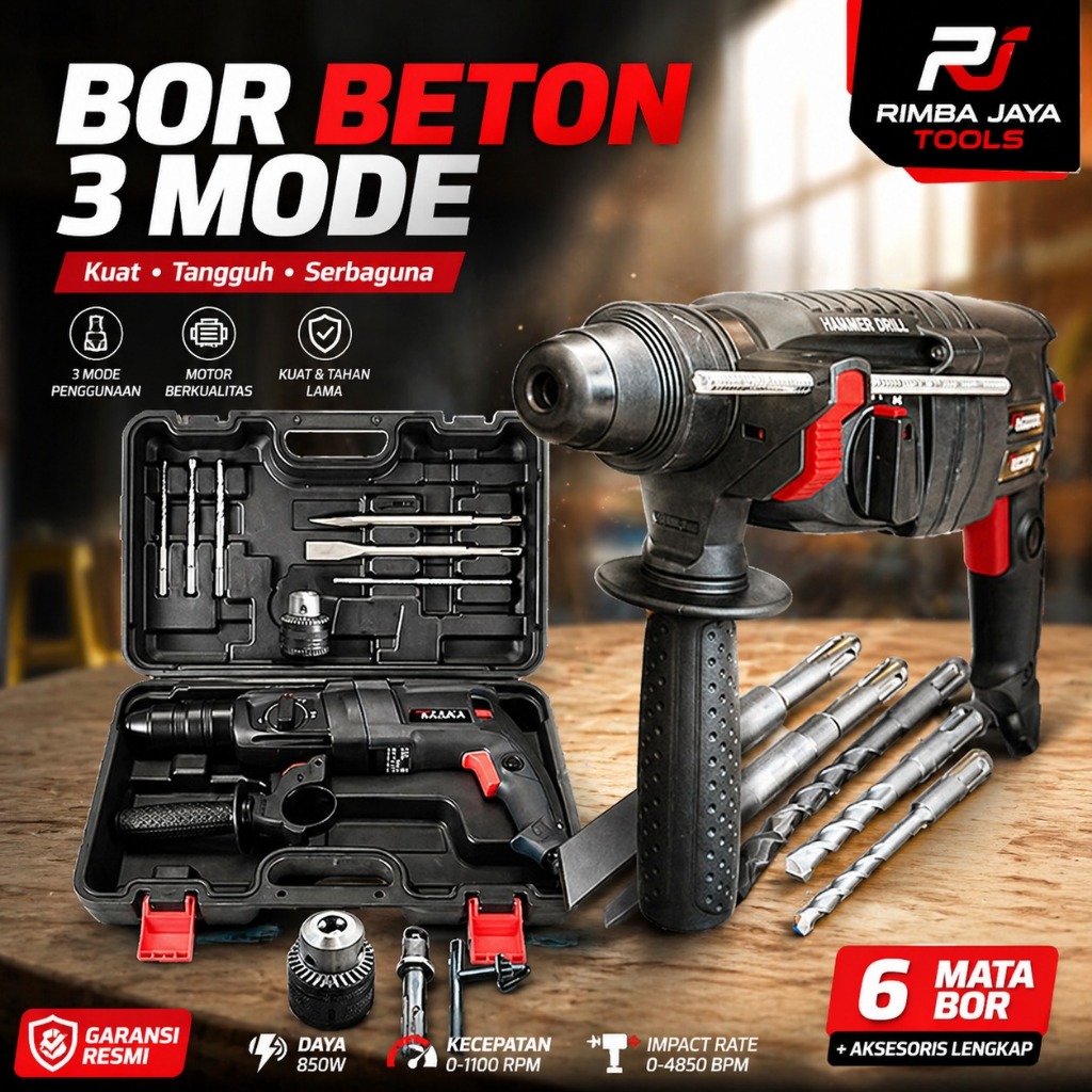 HAMMER DRILL ELLKA - hammer yukido MESIN BOBOK BETON HAMMER DRILL