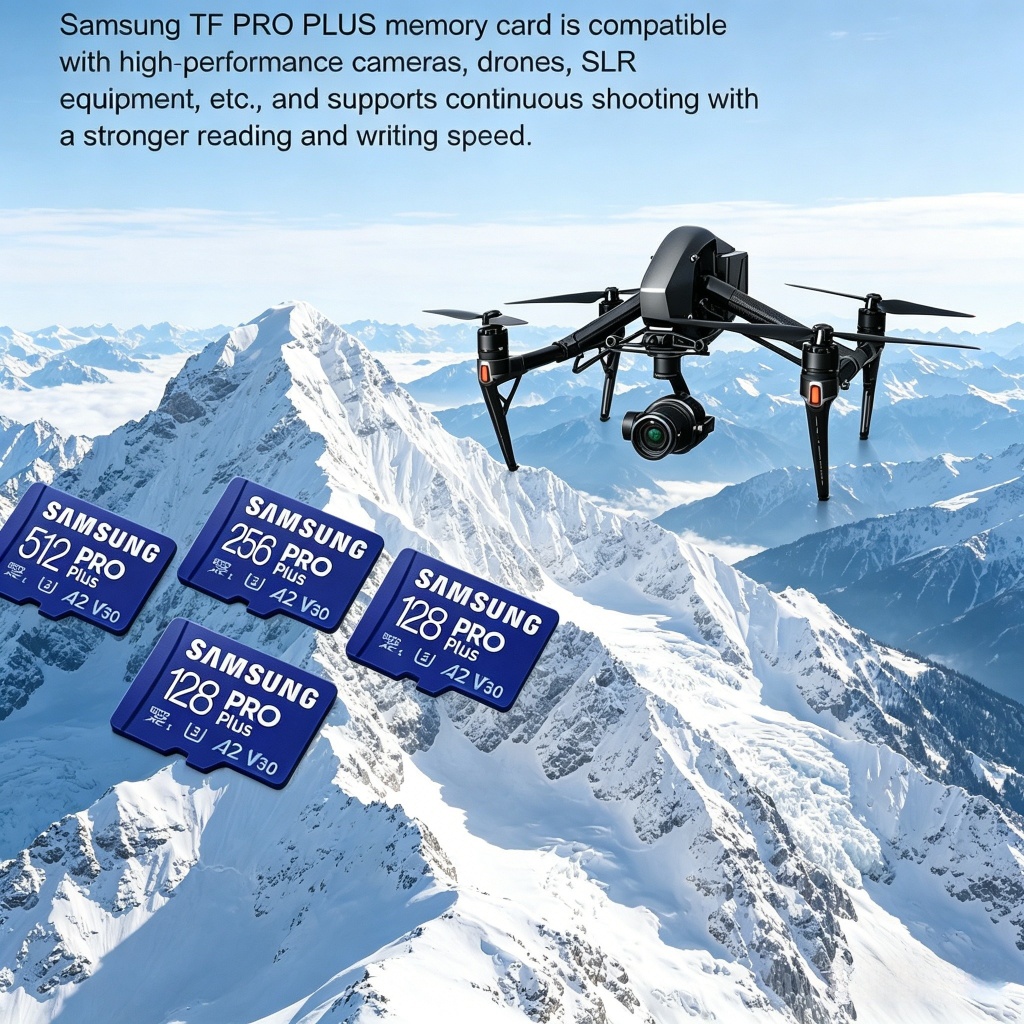 Samsung Official Store ID PRO PLUS EVO Original Micro SD TF Memory Card 16GB 32GB 64GB 128GB 256GB 5