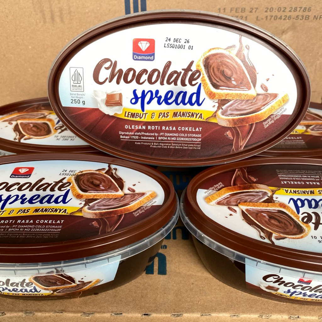 COKLAT PASTA / CHOCOLATE SPREAD DIAMOND 250GR