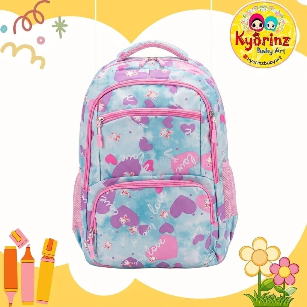 Kyorinz - Tas Sekolah Anak cewek Tas Ransel Sekolah Import Anak cewekTas Sekolah