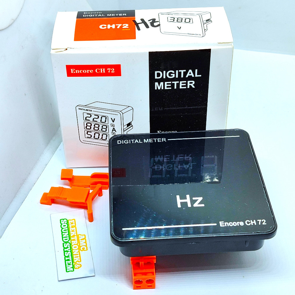 ( PANEL DIGITAL HZ METER ) VOLT METER PANEL DIGITAL CH-72 KOTAK HZ