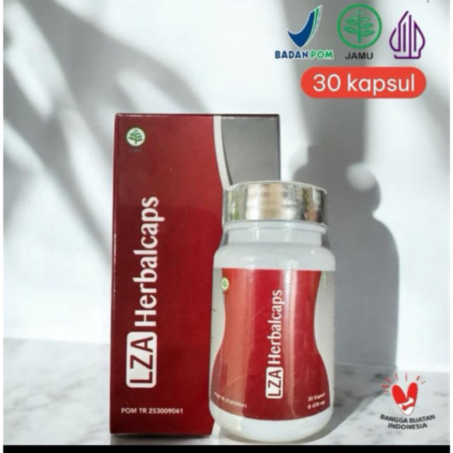 Pelangsing LZAHerbalcaps isi 30 BPOM supleman kesehatan
