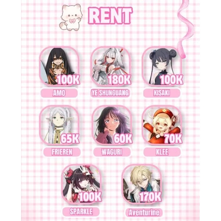 SEWA COSTUME COSPLAY RENTAL BAJU PAKAI COS PLAY AMO GACHIAKUTA, YE SHUNGUANG ZZZ, RYUUGE KISAKI BLUE
