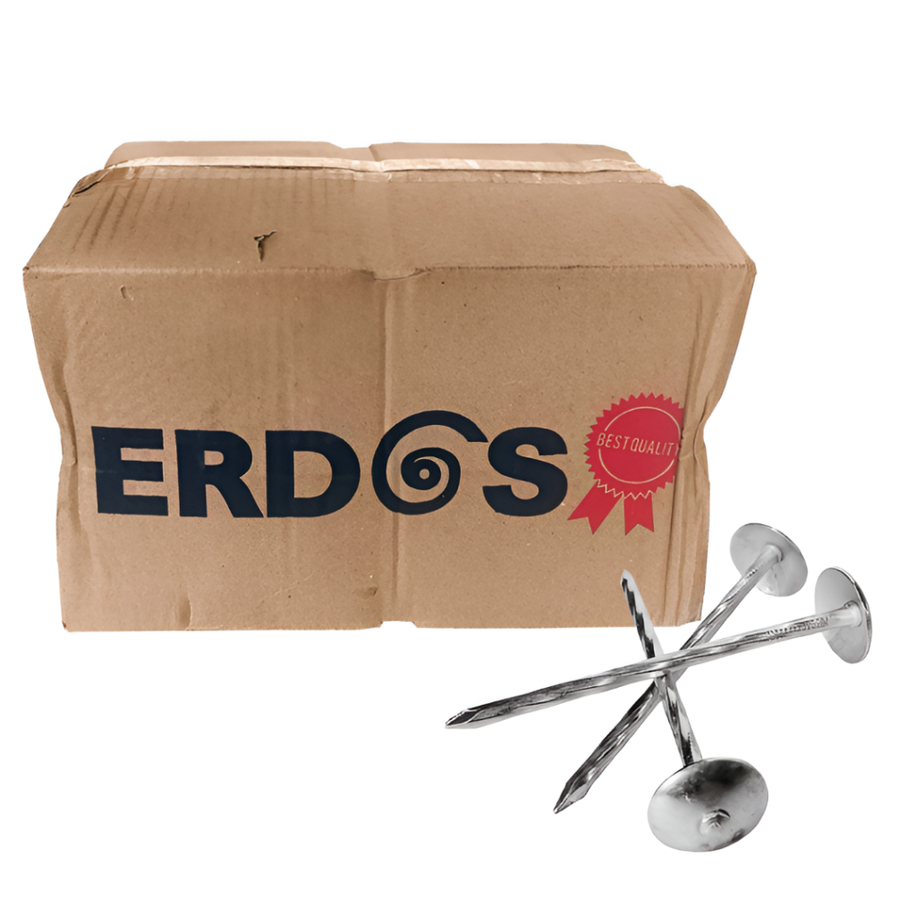 ERDOS Paku Seng Asbes & Payung 2in 5cm 2.5in 6cm & 3in 7cm Harga Per Dus 7kg untuk Pemasangan Atap R