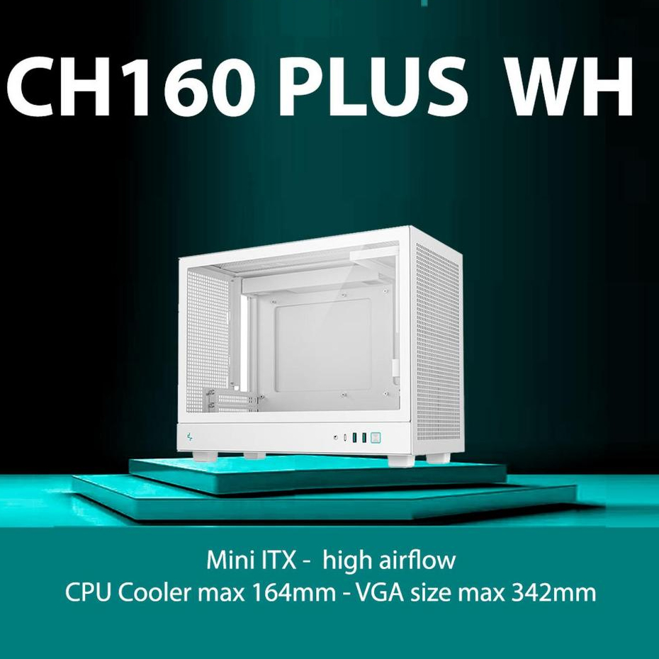 CASE DEEPCOOL CH160 MESH WHITE MINI ATX