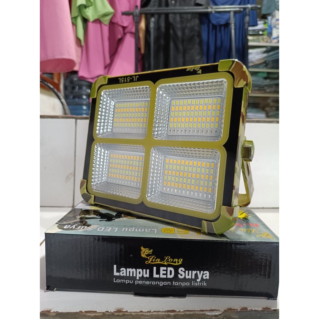 Lampu Led Tenaga Surya Super Terang 200 Watt (Real) JL-515L Original