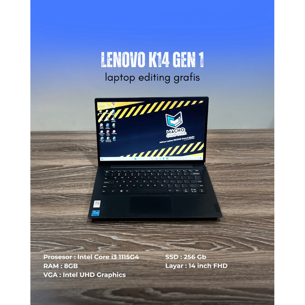 Lenovo K14 Gen 1 intel core i3 1115G4