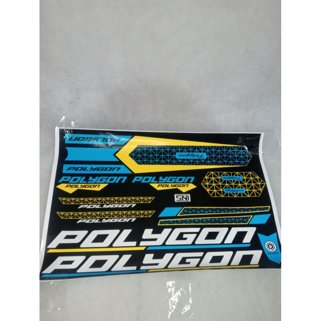 stiker/striping sepeda gunung MTB dan BMX merek Polygon