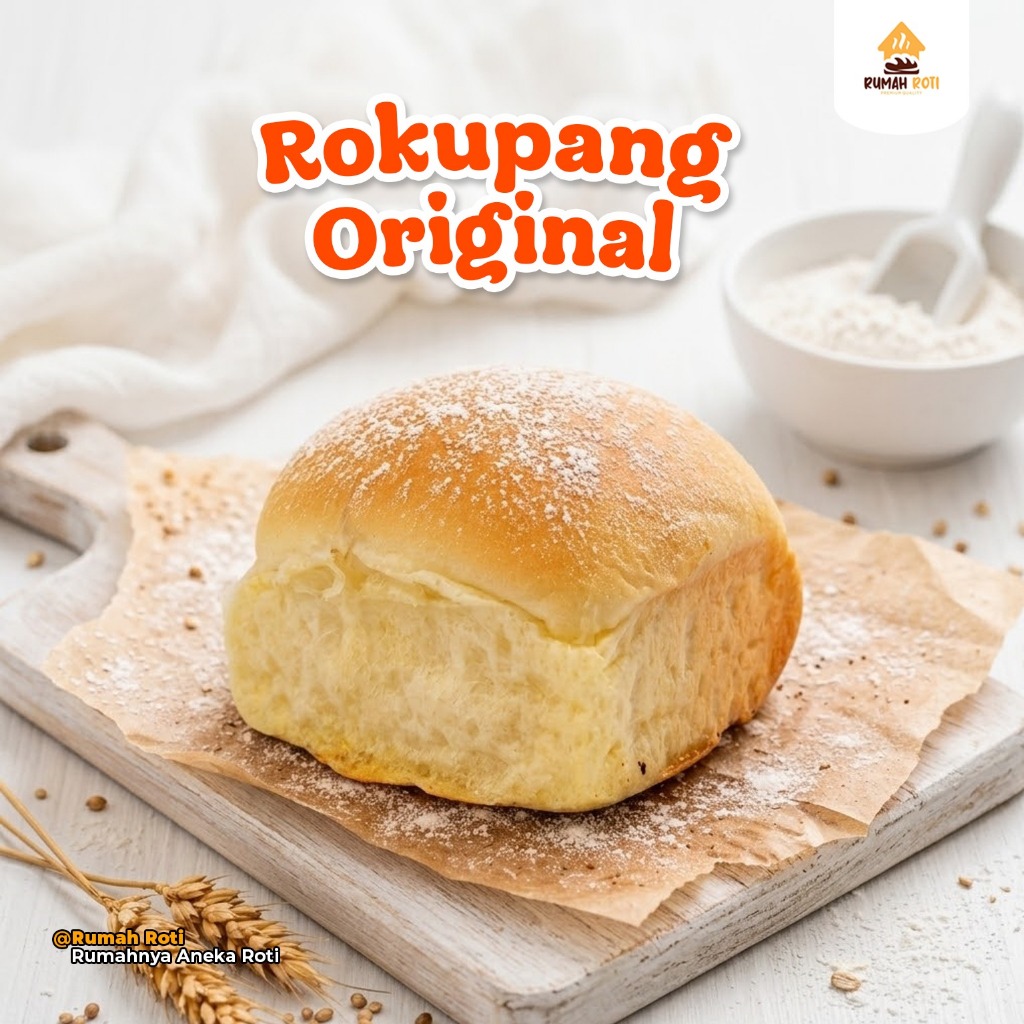 Rokupang Original Isi 8 Pcs - Roti Kukus Panggang - Roti Kadet Roti Kuro