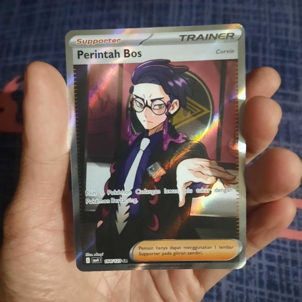 KARTU POKEMON PERINTAH BOS SR TRAINER LEDAKAN PENIADA