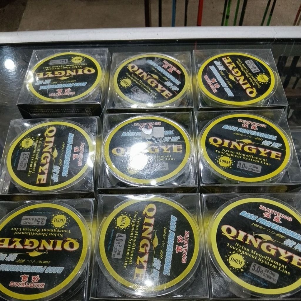 100 Meter Senar Pancing Qingye - Kekuatan Tinggi, Mudah Tenggelam, Anti Keriting