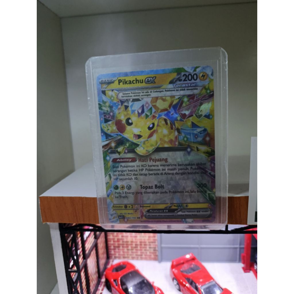 kartu pokemon pikachu 100% original