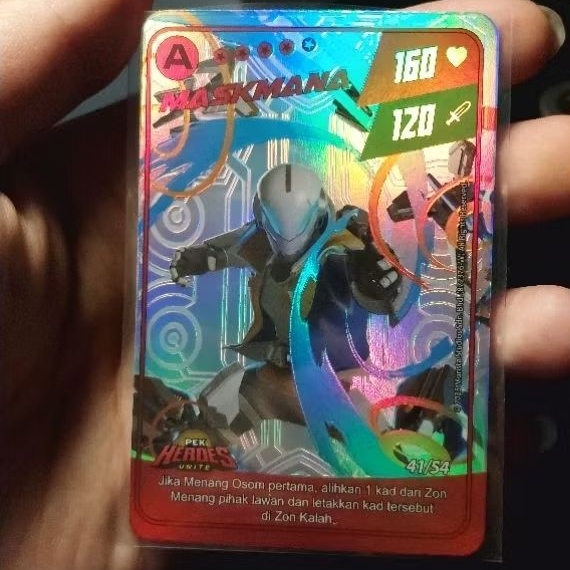 KARTU MONSTA BOBOIBOY GALAXY CARD - MASKMANA A PEK HEROES UNITE