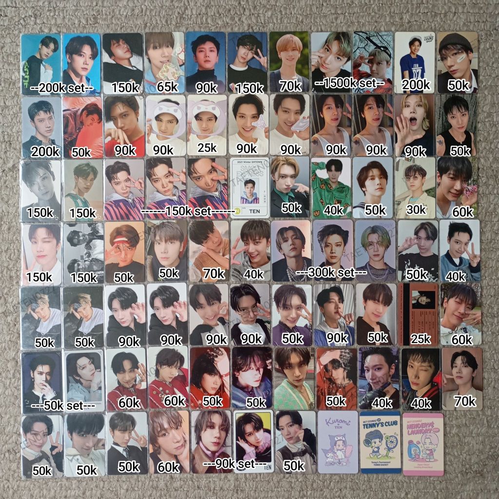 ten rare photocard pc superm nct wayv on my youth give me that golden age syb special yearbook phant