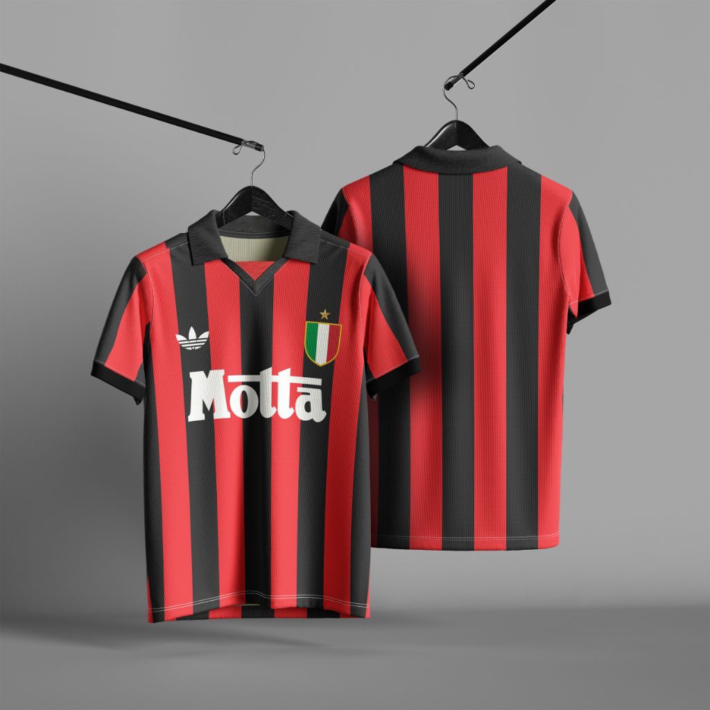 Jersey Bola Retro 2003 - 2004 Away Vintage AC Milan | Jersey Bola Casual