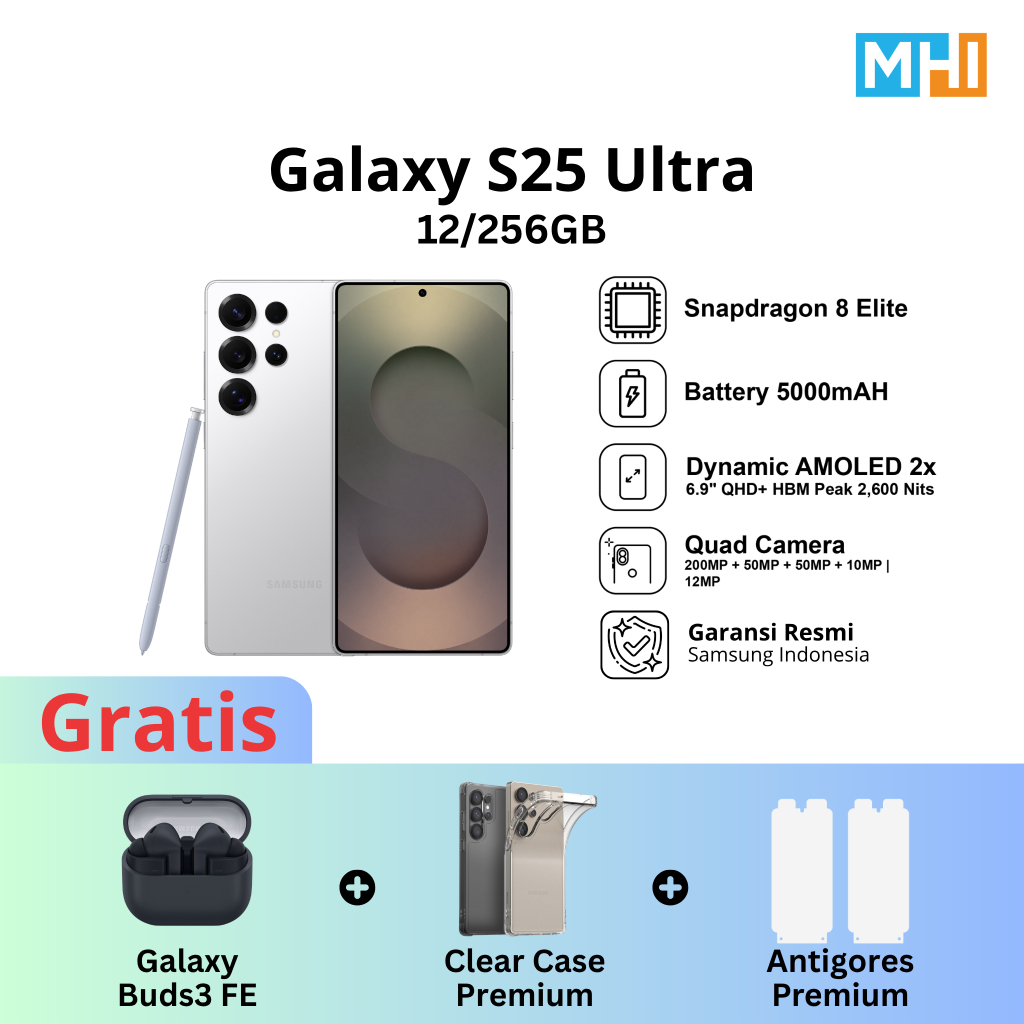 Samsung Galaxy S25 Series S25 FE S25 Edge S25 Ultra S25 Plus S25 Basic  Smart AI, Original, Garansi 