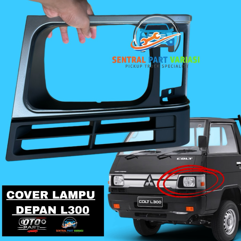 RING COVER LAMPU DEPAN L300 / COVER HEADLAMP L300 / GRIL SAMPING L300 / GRIL L300 / LAMPU KOTA L300