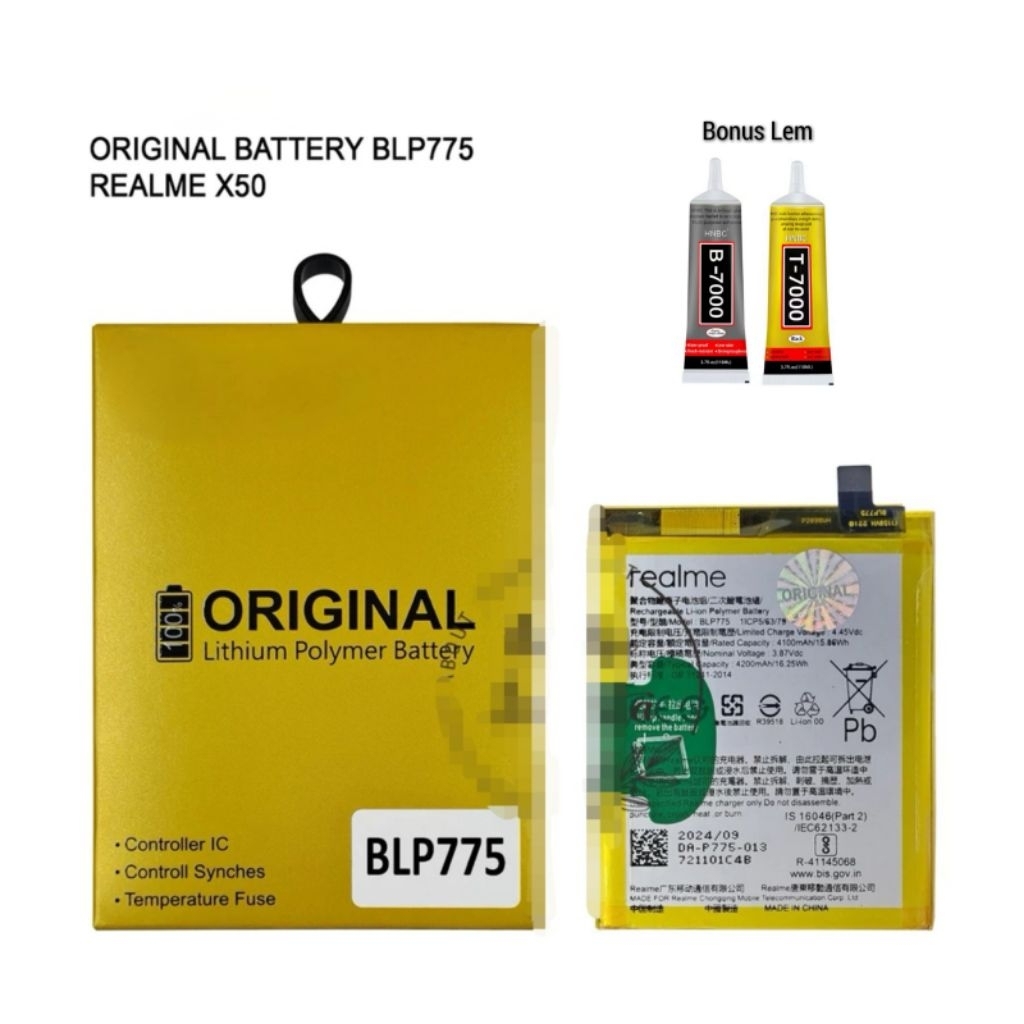 BATERAI BATTERY BLP775 REALME X3 SUPERZOOM / REALME X50 5G ORIGINAL