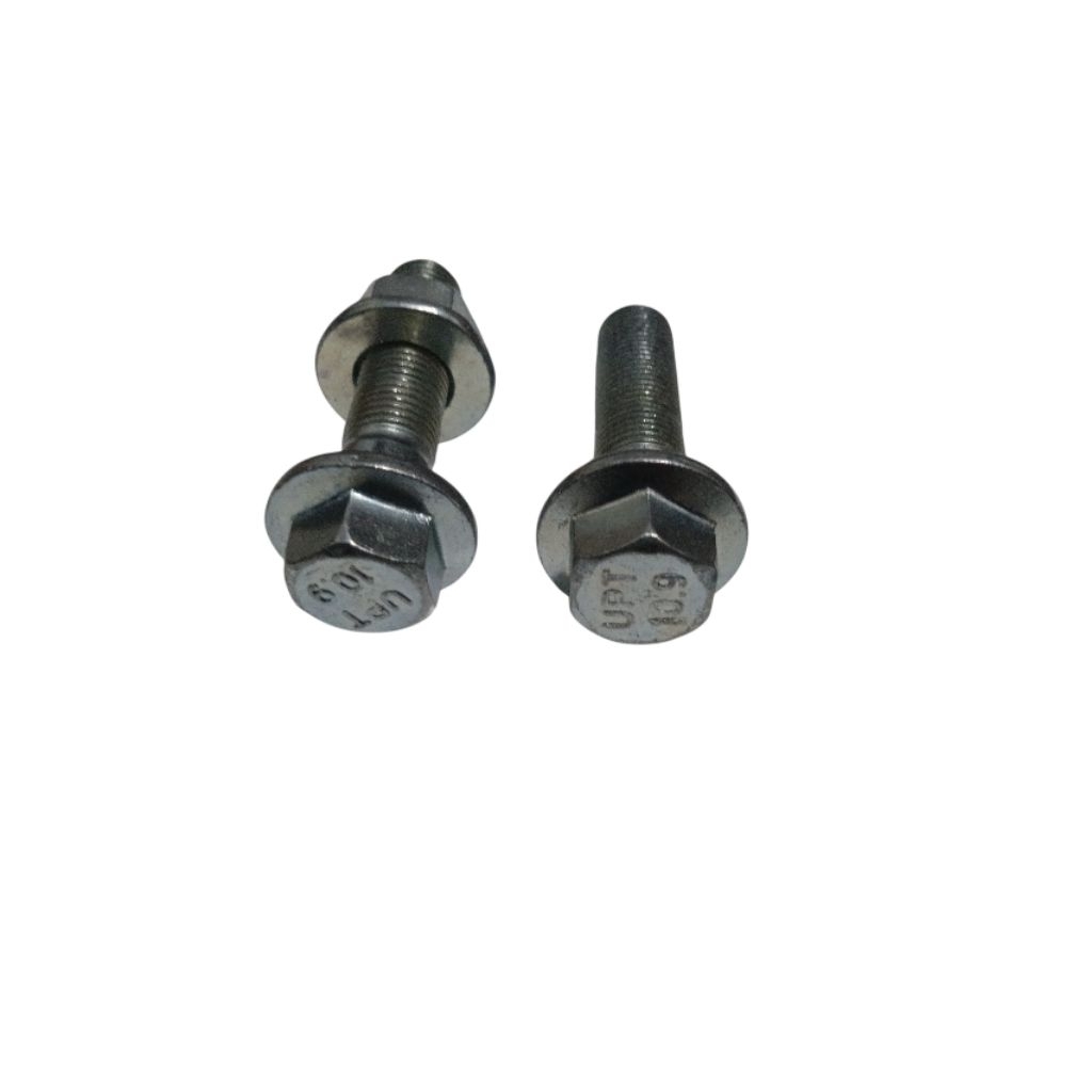 SET MUR BAUT FLANGE BOLT M14X55mm BAUT 19 GALVANIS / DRAT 1.25 /BAHAN ASLI BAJA