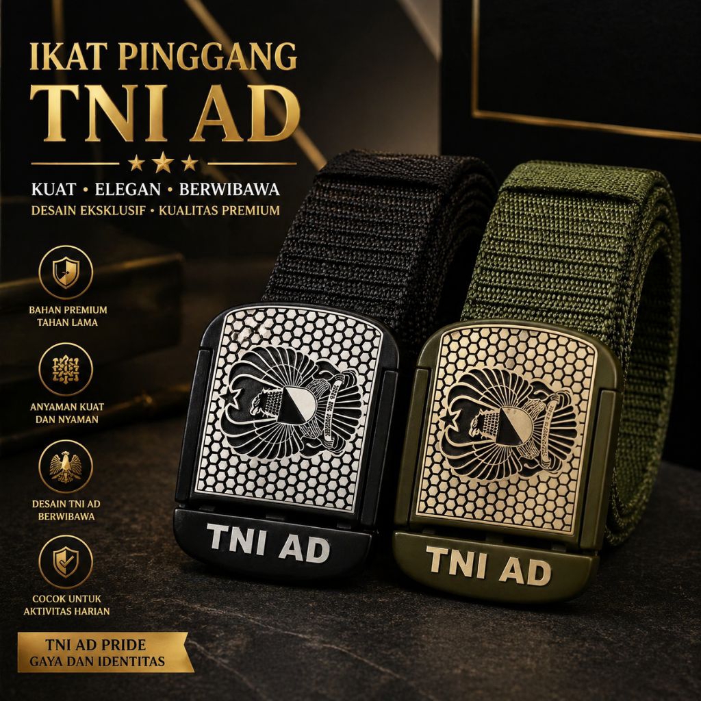 IKAT PINGGANG TNI AD SABUK TNI AD SABUK TACTICAL TERBARU