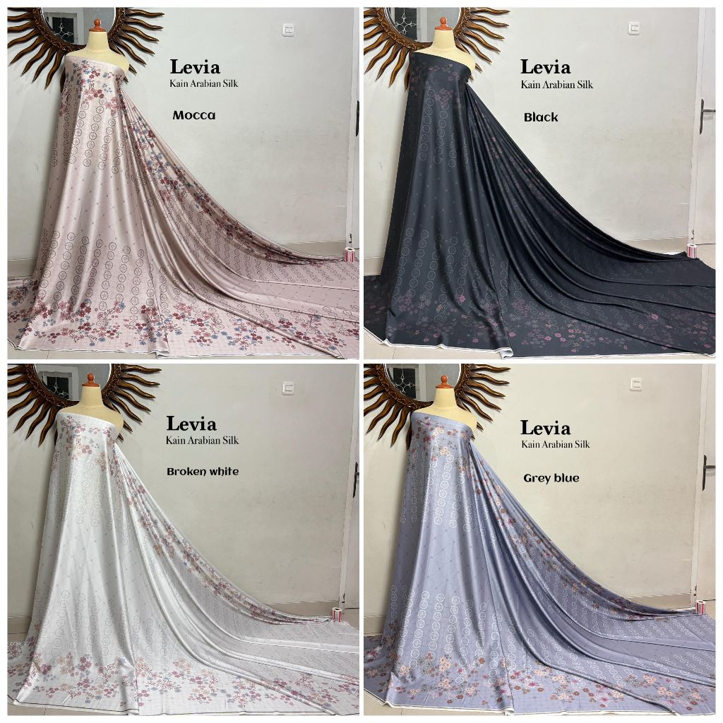 bahan kain Arabian Silk Levia /kain Arabian silk kain untuk gamis dll