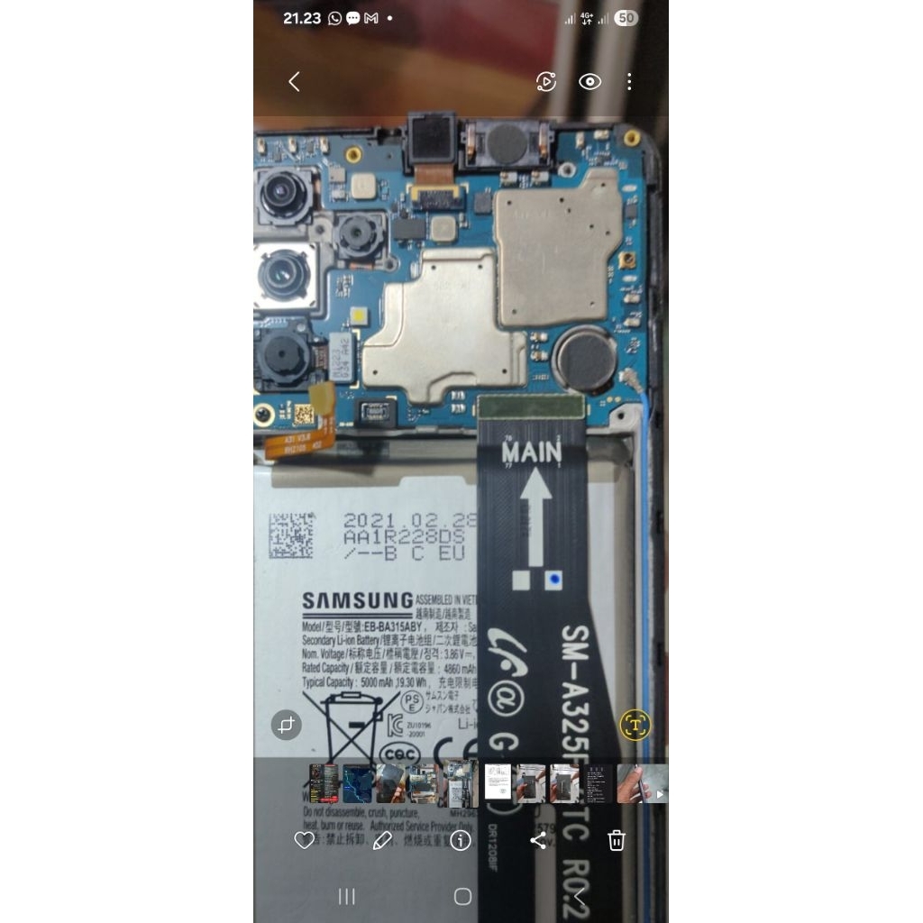 mesin samsung A32 ram 6/128