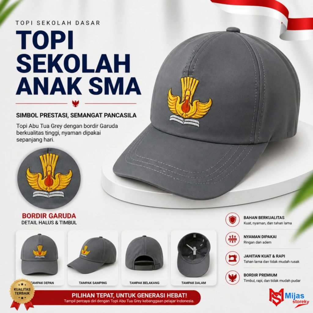topi sma//topi sekolah sma//topi sekolah//topi sekolah