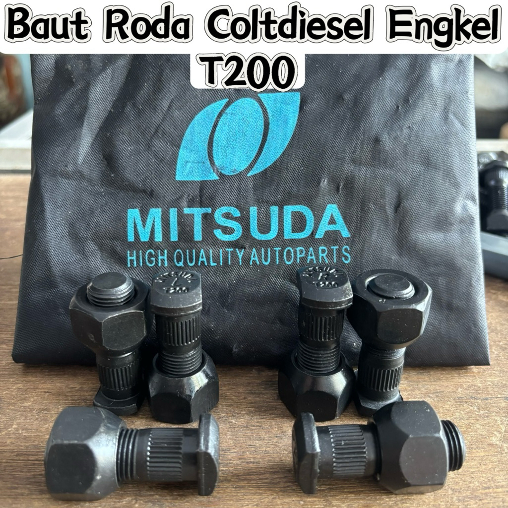 Baut Roda Canter Engkel T200 Mitsuda / Baut Roda Coltdiesel Engkel Mitsuda / Baot Roda Engkel Mitsud